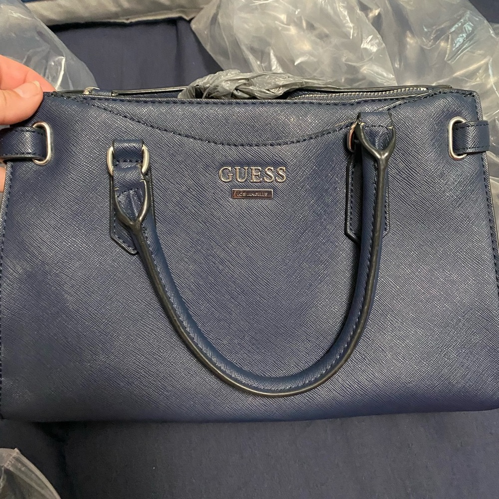 Guess Midnight Blue Satchel